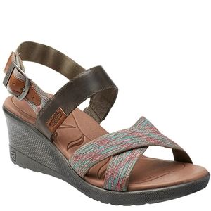 NWOB Keen Women Skyline Spacedye Slingback Wedge Sandal Size 7.5